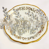 peigne de mariage strass et perles