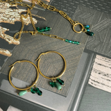 Bracelet perle Swarovski nacrée en acier inoxydable