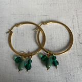 Bracelet perle Swarovski nacrée en acier inoxydable