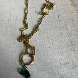 Bracelet perle Swarovski nacrée en acier inoxydable