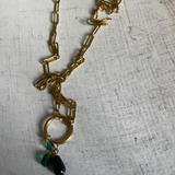 Bracelet perle Swarovski nacrée en acier inoxydable