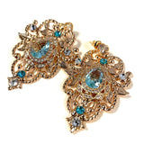 Boucles d'Oreilles Orientales Gouttes de Joaillerie
