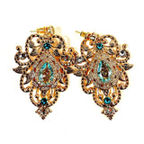 Boucles d'Oreilles Orientales Gouttes de Joaillerie