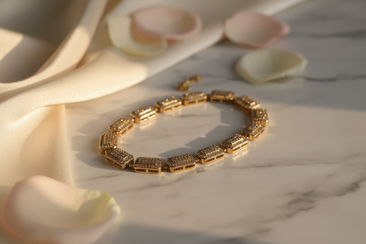 Bracelet  mariage oriental or