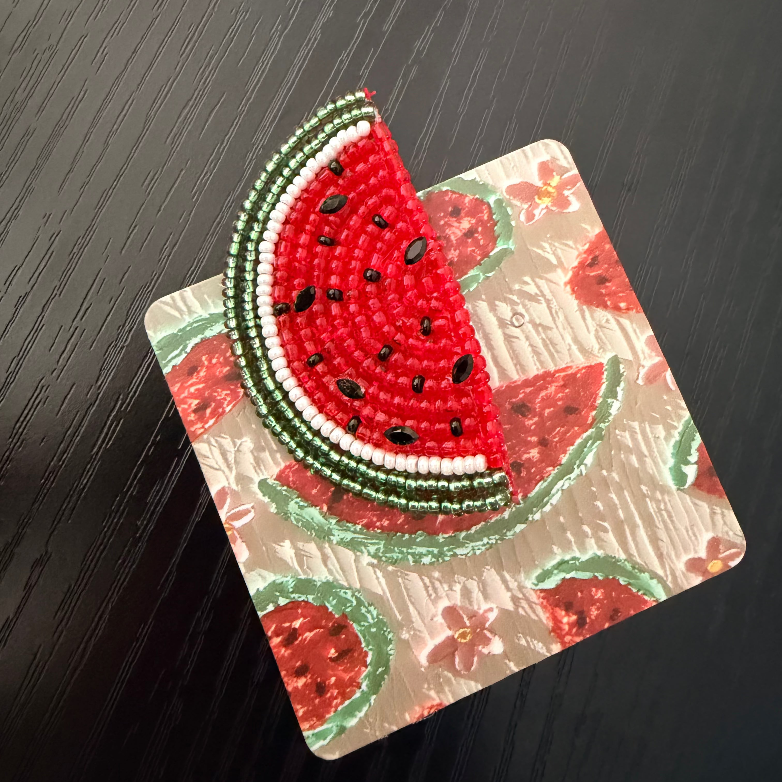 Broche palestine  pastèque 