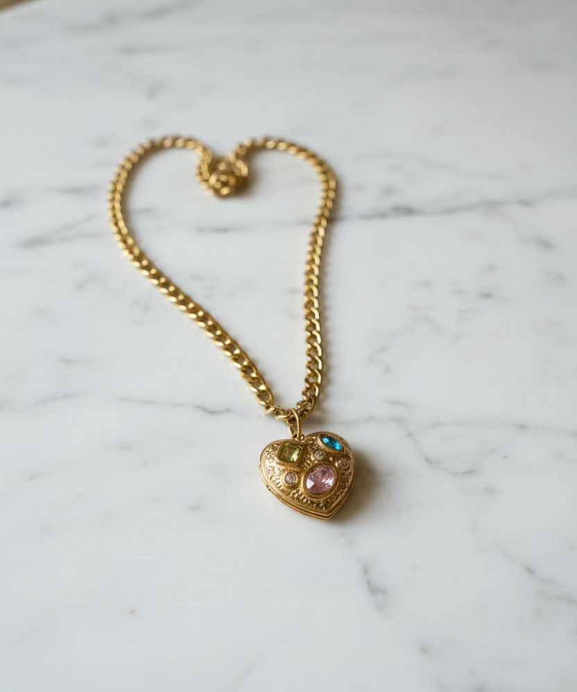 Drop 1: collier Vintage cœur