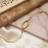 Bracelet minimaliste ovale