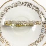 Bracelet mariage Cubique Plaqué Or et Zircons