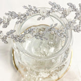 Diadème de Mariage Bohème en Zircon et Perles Nacrées Swarovski et Fleurs Inès