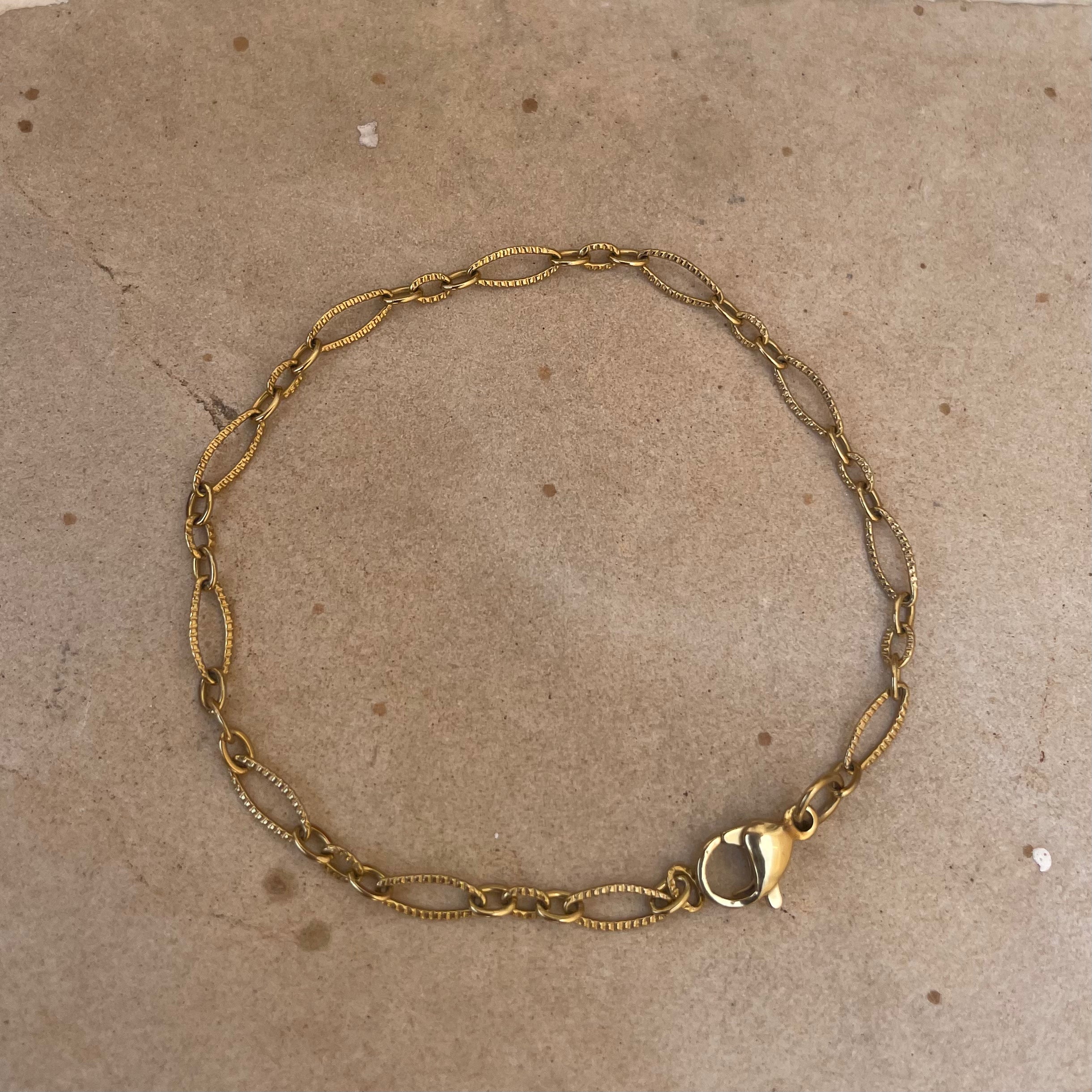 Bracelet couture acier inoxydable - Le Temps d'une Walima