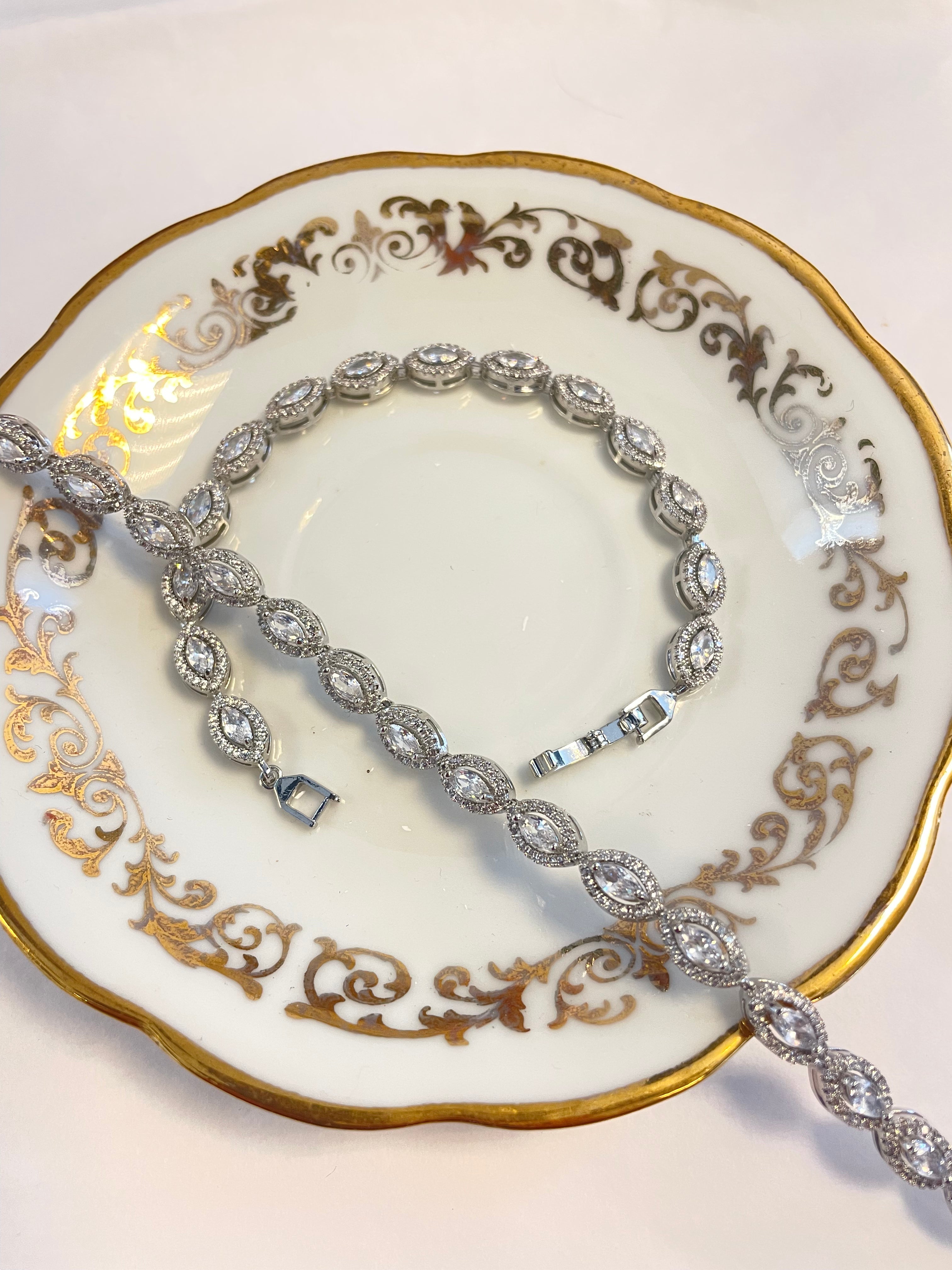 parure mariage zircon