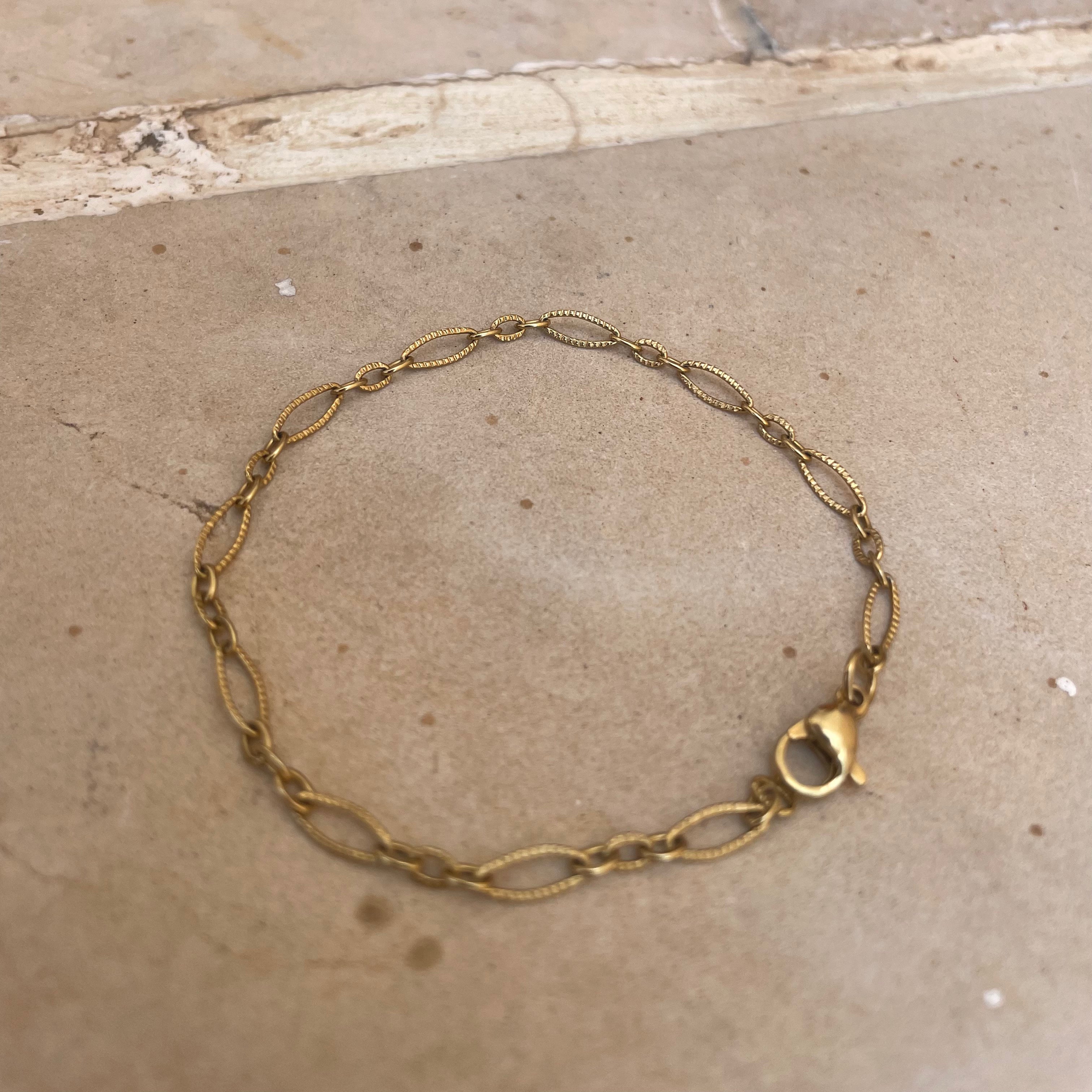 Bracelet couture acier inoxydable - Le Temps d'une Walima