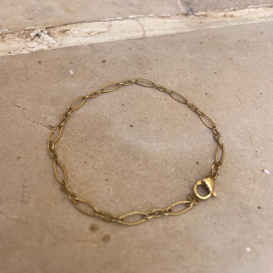 Bracelet couture acier inoxydable - Le Temps d'une Walima