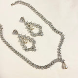 Parure de bijoux Mariage avec Zircons et Perles Goutte - Collection Élégance - Le Temps d'une Walima