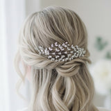 peigne mariage zircon