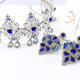 bijou algérien argent et bleu roi