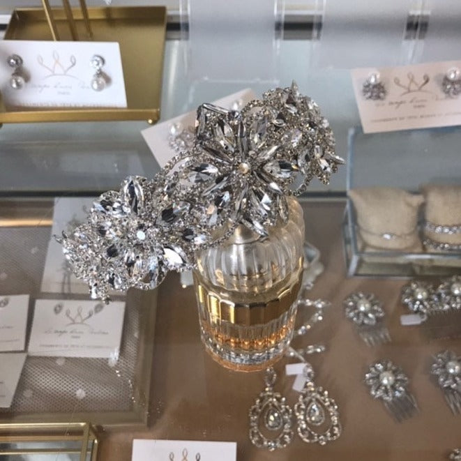 Couronne en strass mariage oriental 