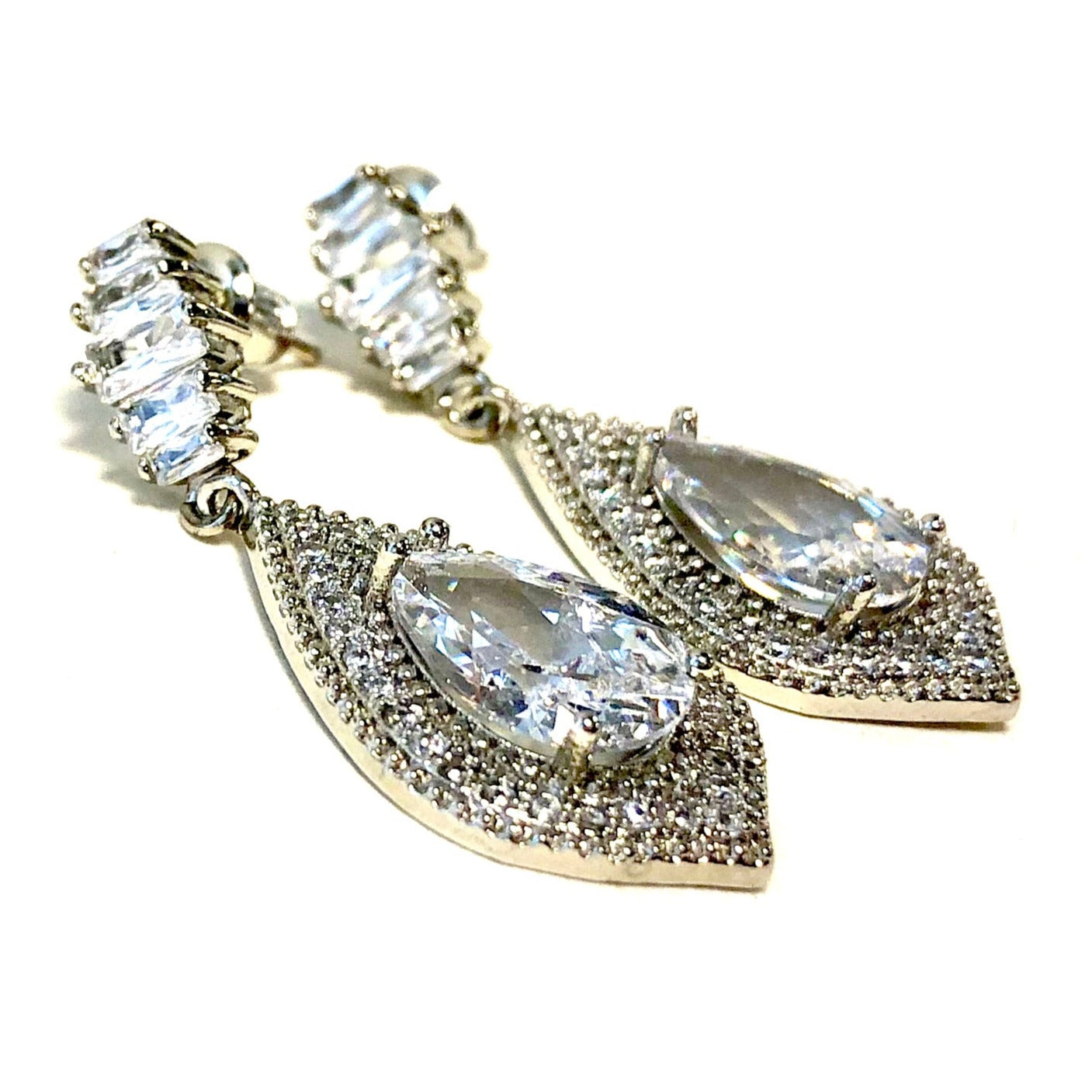 Boucles d'oreilles de mariage oriental Cassandra