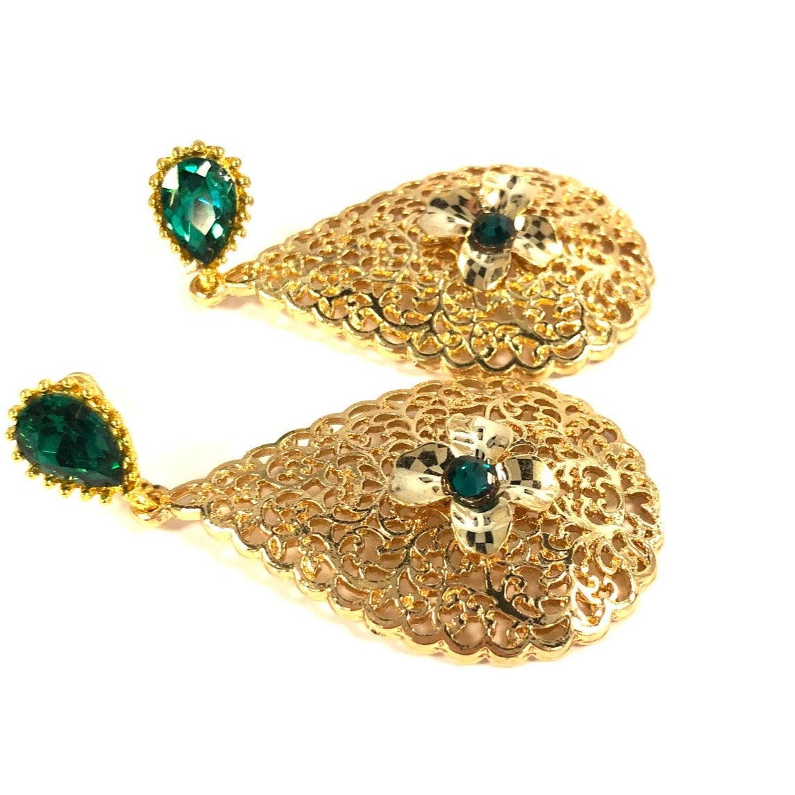 Boucles d'oreilles mariage orientale Henna