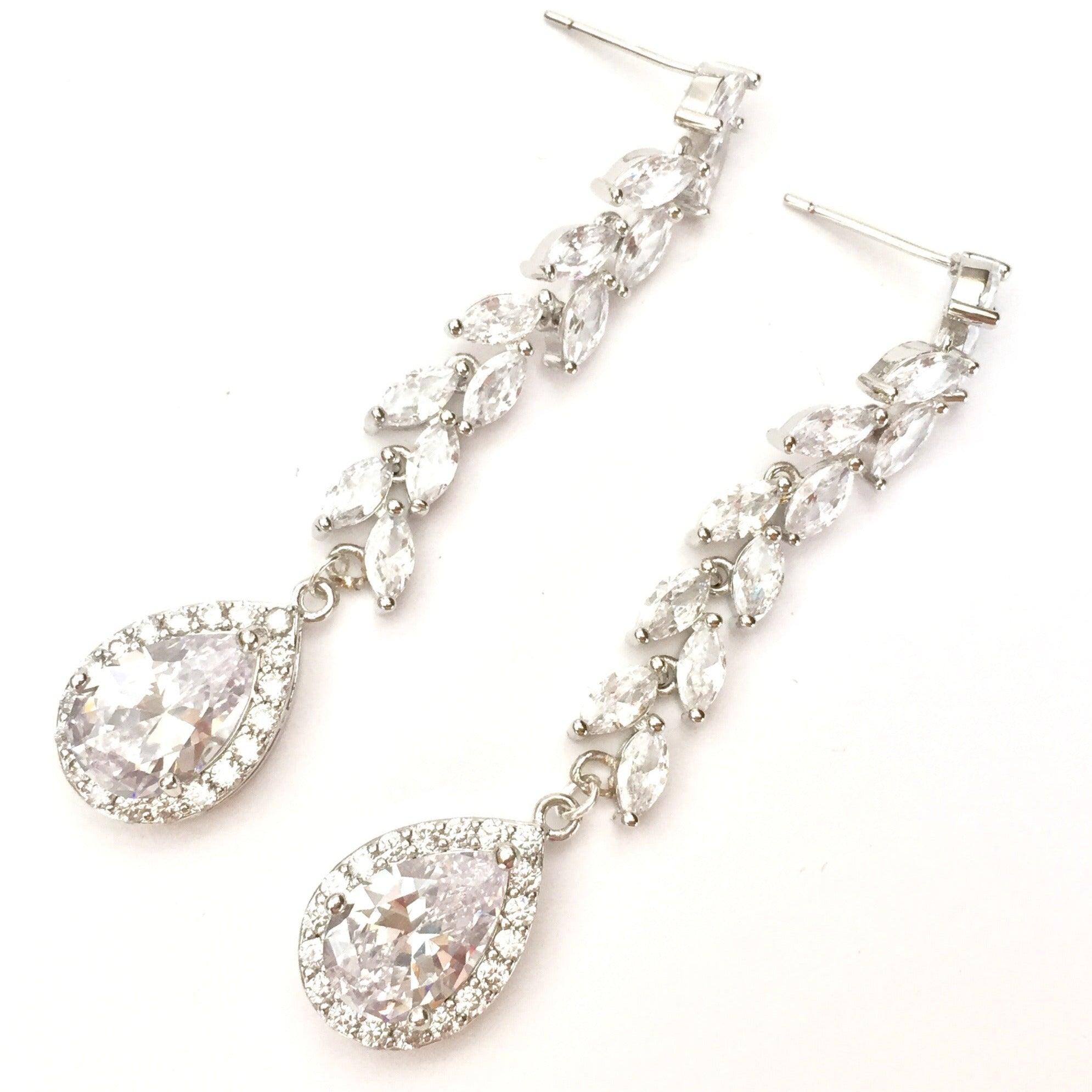 Boucles mariage pendantes