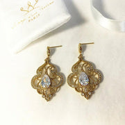 Boucles d'oreilles mariage vintage oriental 