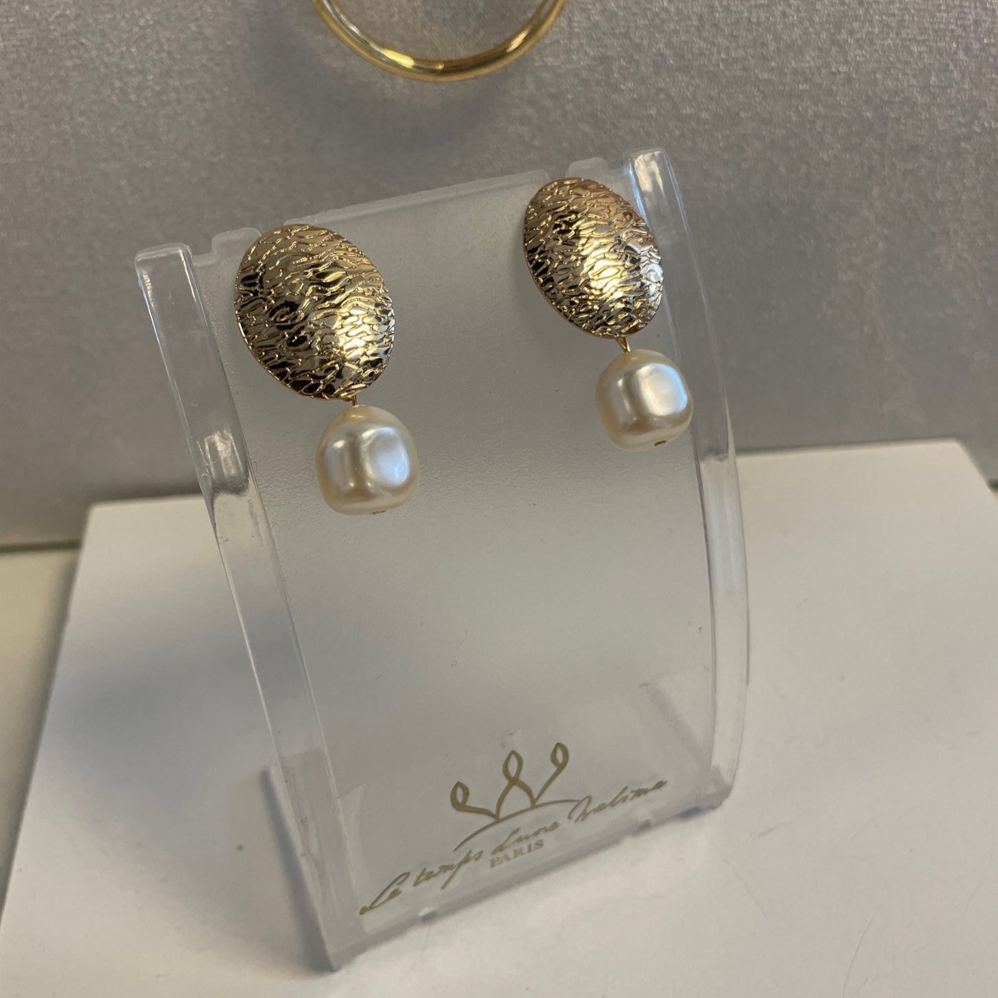 Boucles inspiration tunisienne avec perle