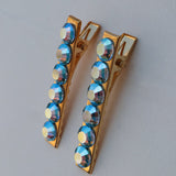 barette swarovsli bleu ab