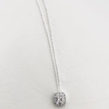 Collier de mariage Dayana en argent véritable et Zircone