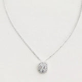 Collier de mariage Dayana en argent véritable et Zircone