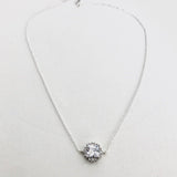 collier mariage argent