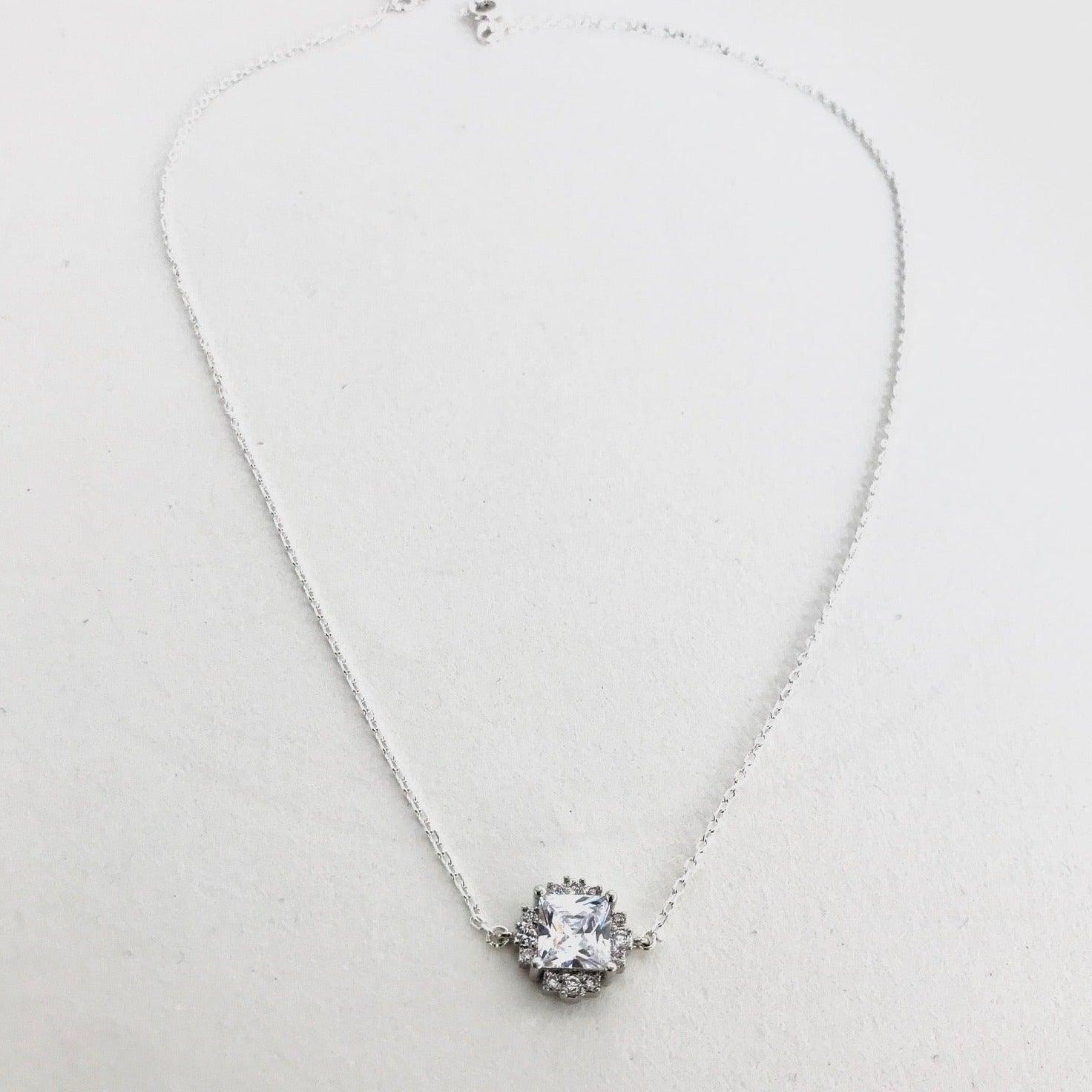 collier mariage argent