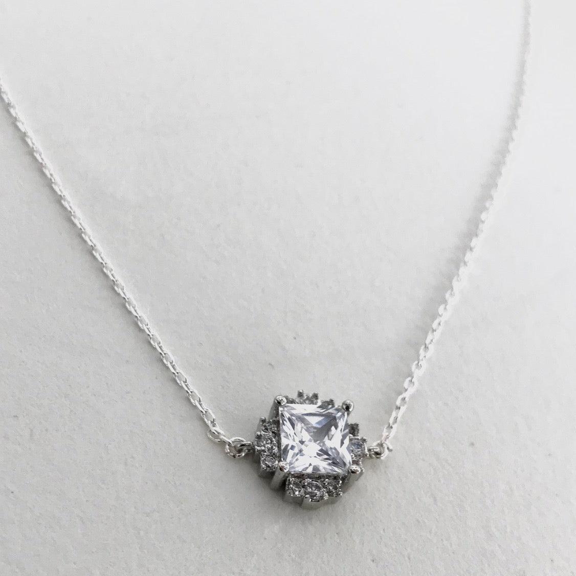 collier mariage argent