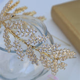 Diadème de mariage oriental chic en Zircon