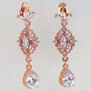 Boucles d'oreilles mariage oriental Leyna