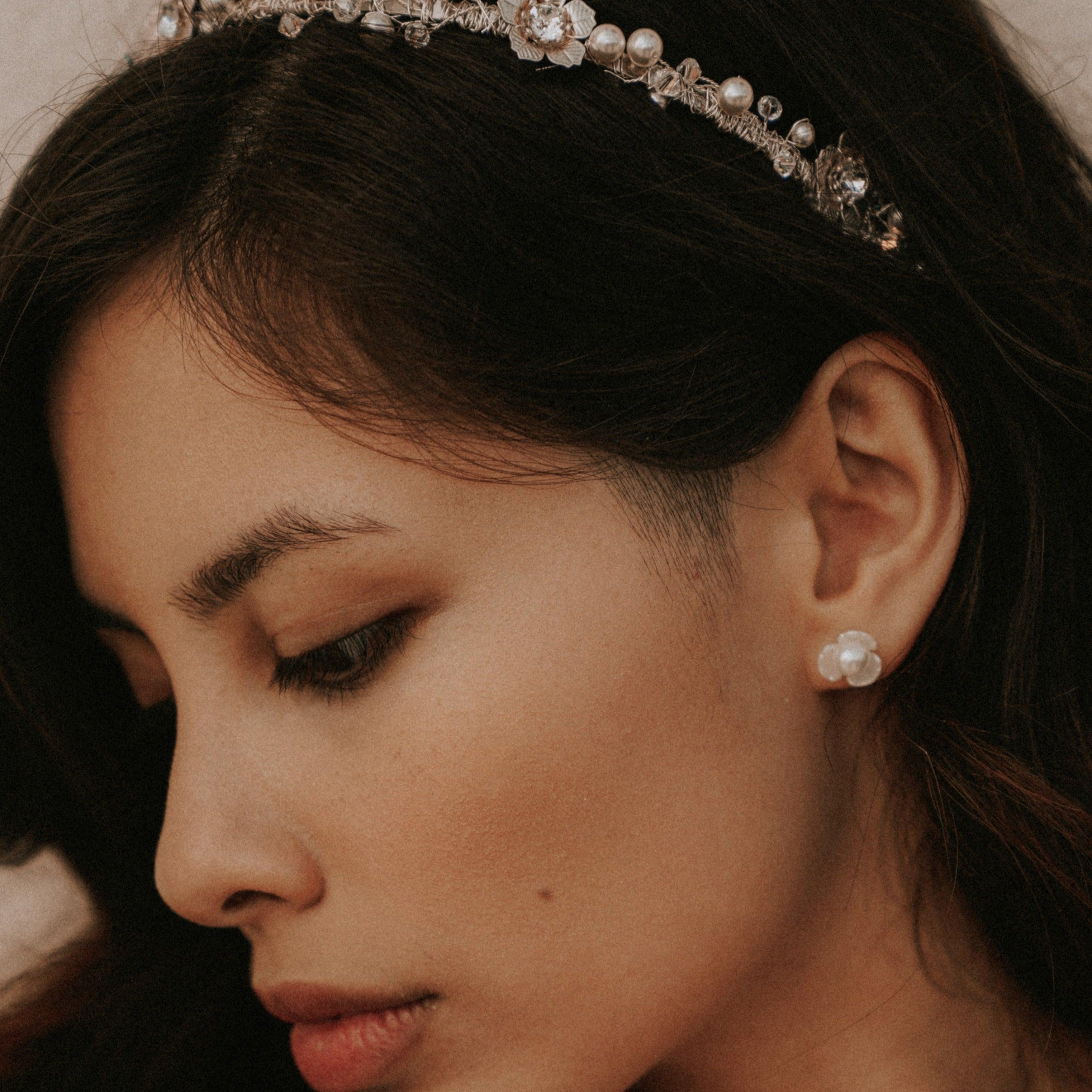 Boucles d'oreilles mariage